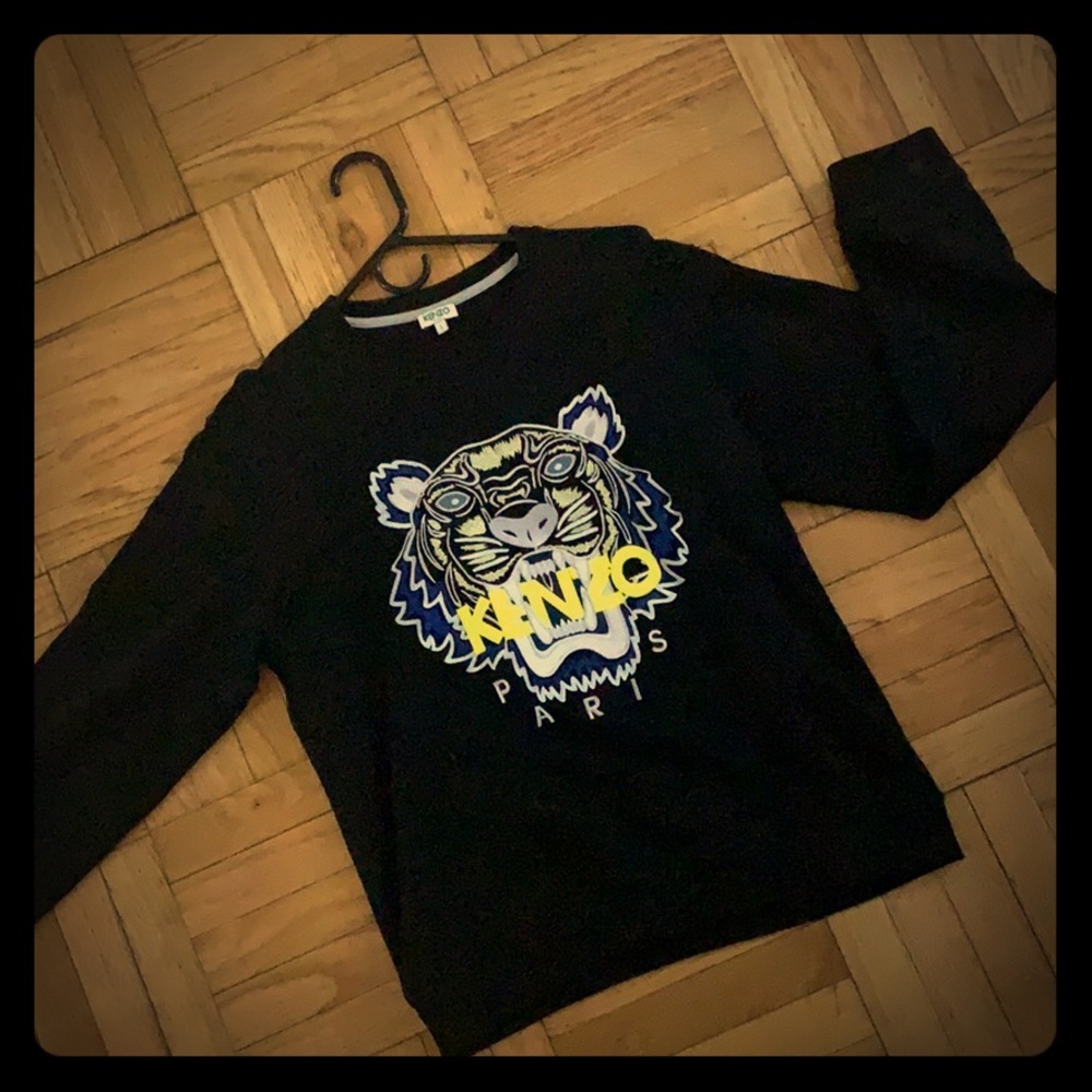 KENZO BLACK TIGER SWEATSHIRT